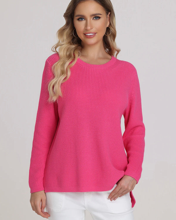 525 Emma Crewneck Shaker Sweater