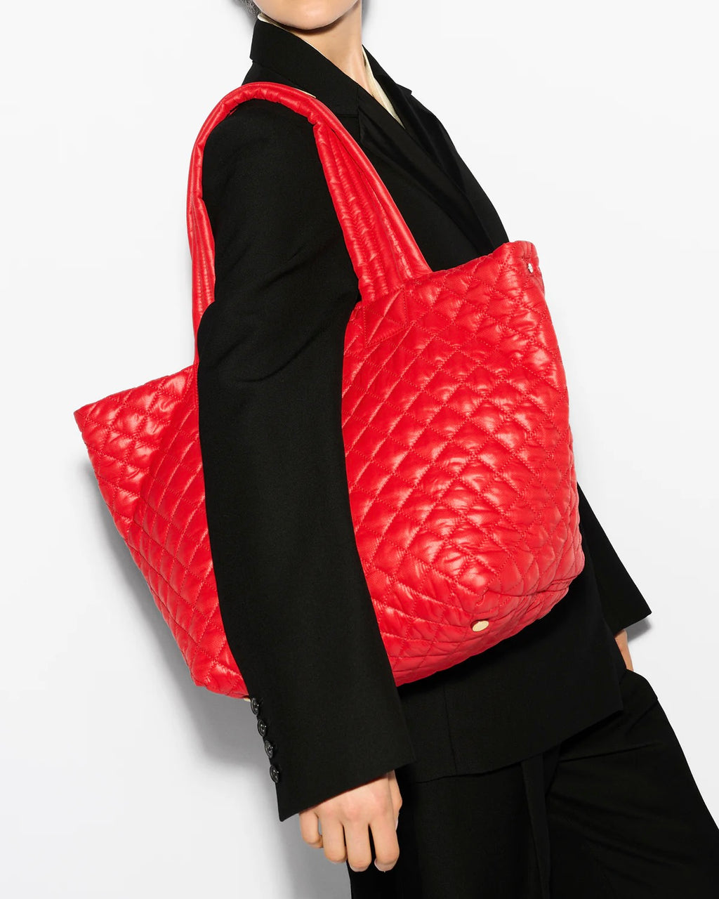 MZ Wallace Medium Metro Tote Deluxe in Bright Cherry – Monelle Vermont