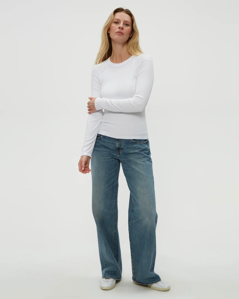 Michael Stars Zola Long Sleeve Crew Tee