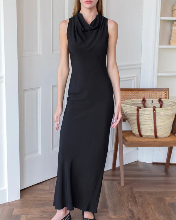 Emerson Fry Sculptural Dress in Black