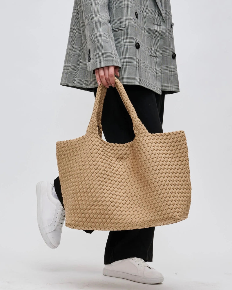 Sol and Selene Sky's The Limit Large Woven Neoprene Tote