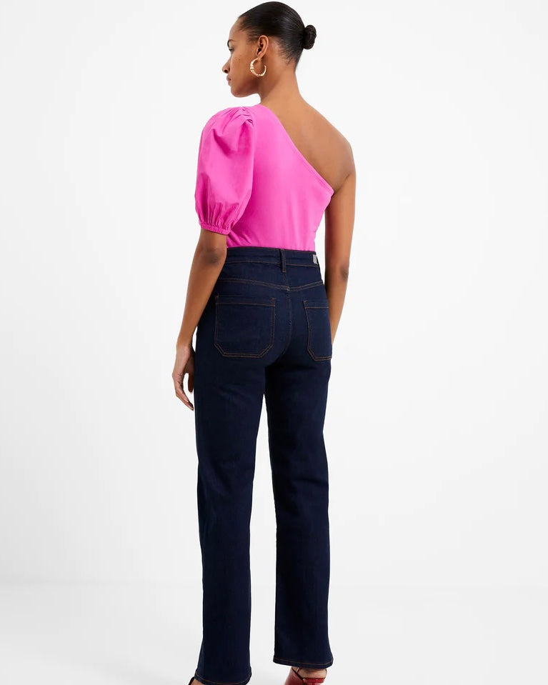 French Connection Rosanna One Shoulder Puff Sleeve Top