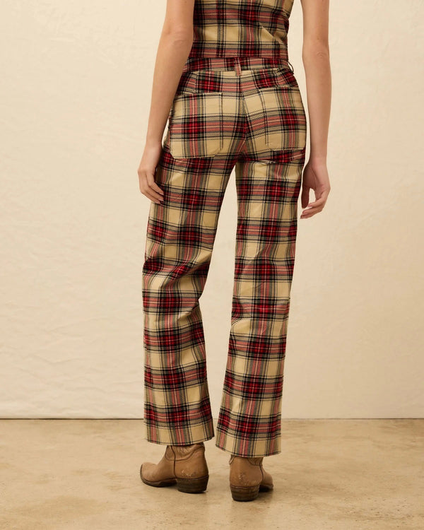 Faherty High Ridge Corduroy Pant in Winterstone Plaid