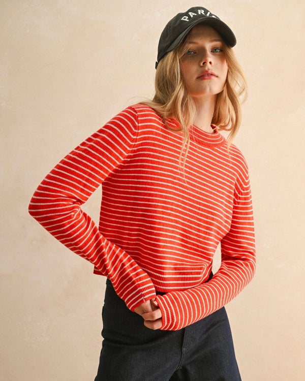 Striped Sweater Top
