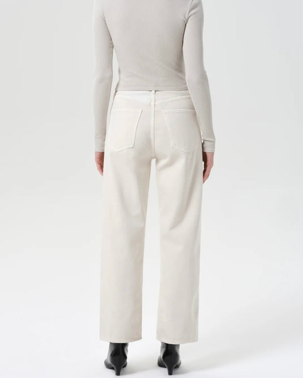 AGOLDE Ren Jean in Brown Rice