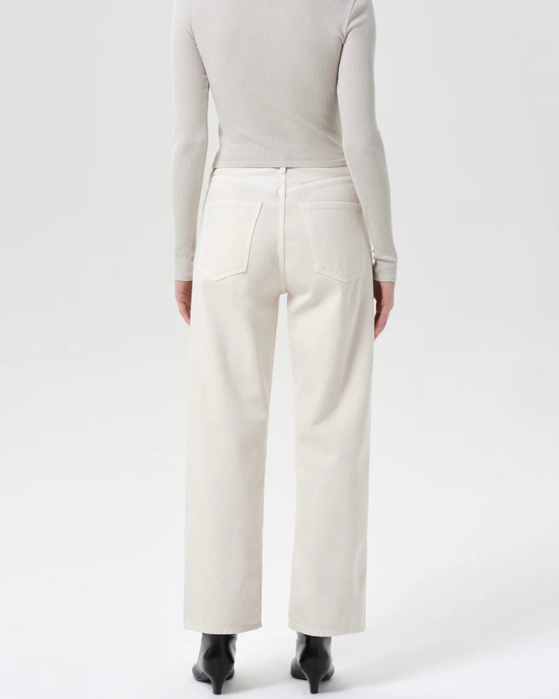 AGOLDE Ren Jean in Brown Rice