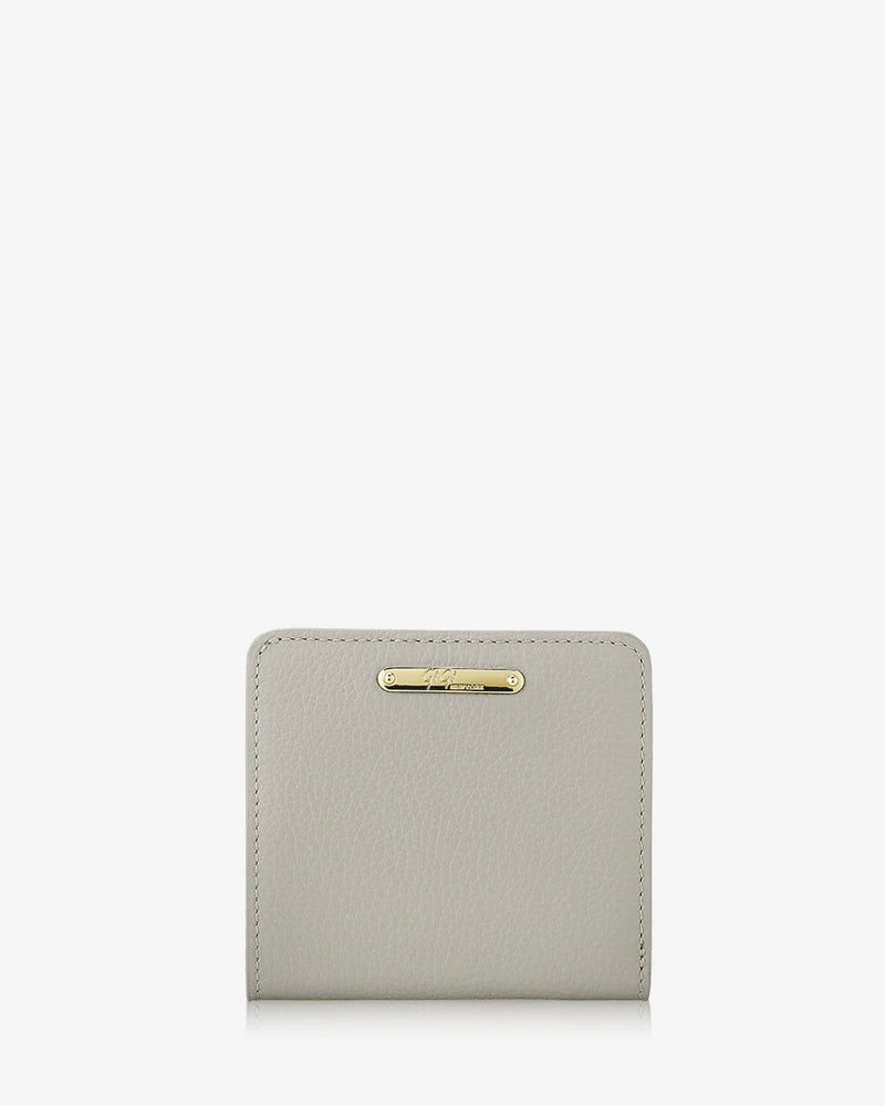 Gigi Pebble Leather Mini Folding Wallet