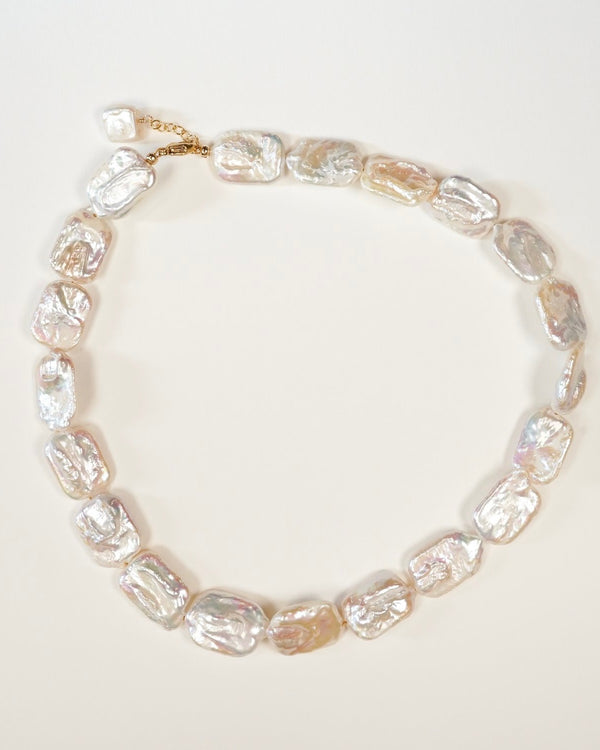 James Johnson Rectangle Pearl Necklace