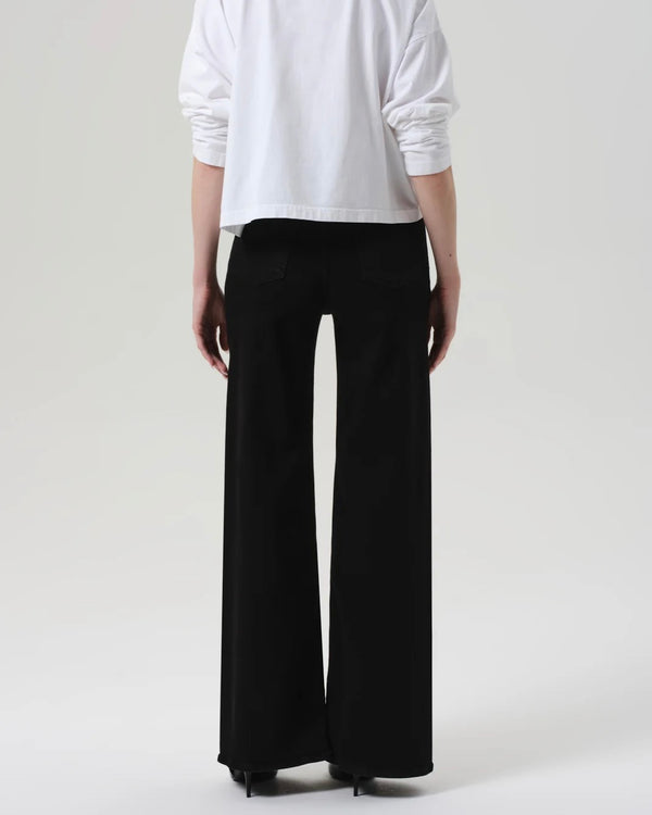 Citizens of Humanity Lyra Wide Leg 32" in Plush Black