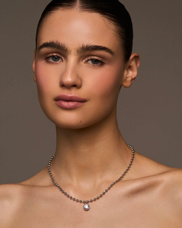 Cleo Ball Chain - Silver