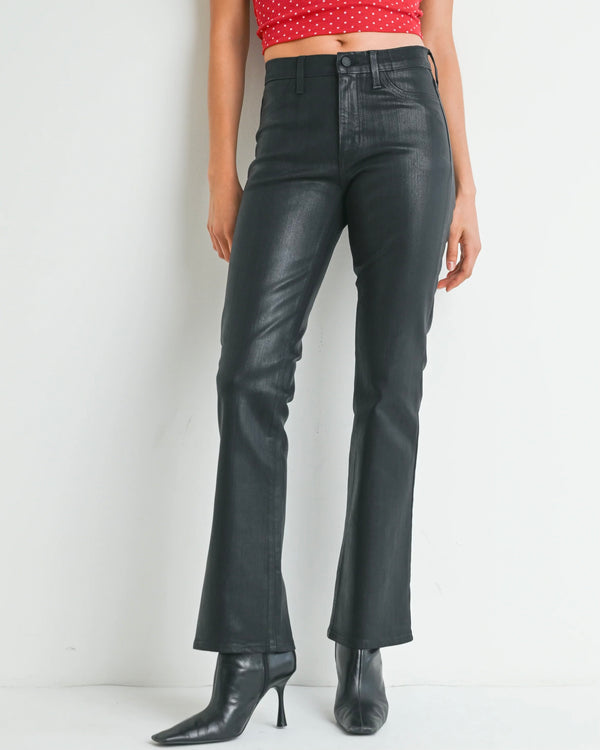 JBD Coated Slim Bootcut - Coated Black