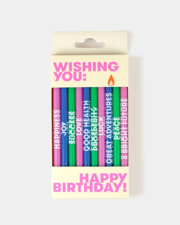 54 Celsius Wishing You: Long 5" Birthday Candles