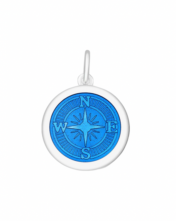 LOLA Compass Rose Periwinkle Medium Pendant