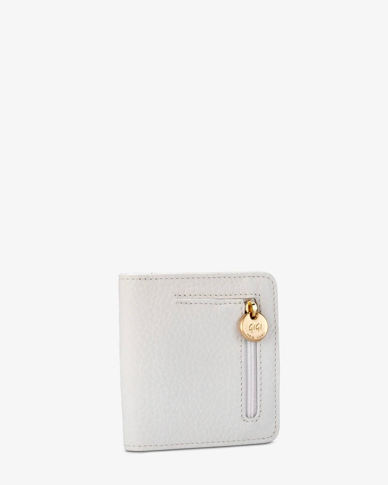 Gigi Pebble Leather Mini Folding Wallet