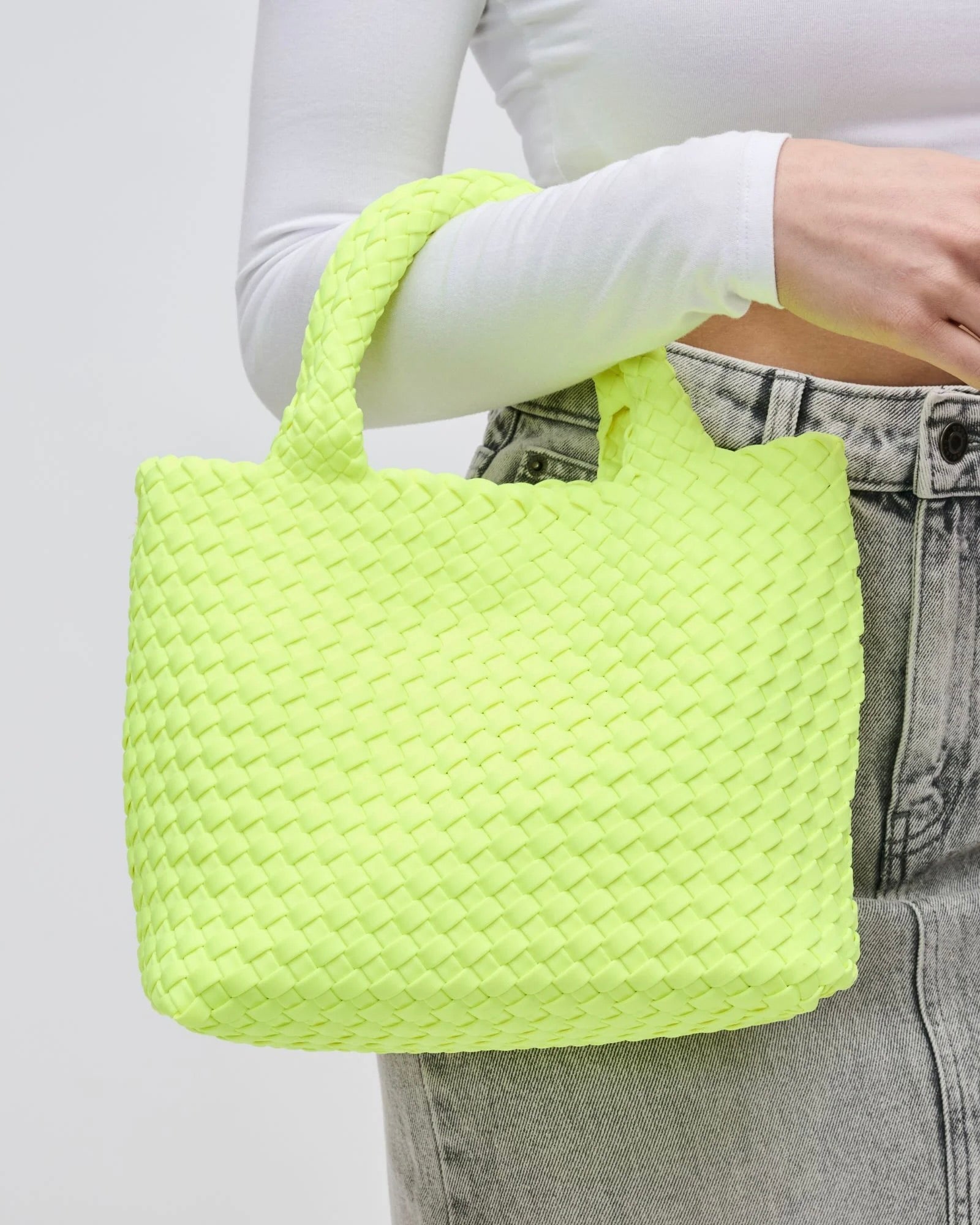 Sol and Selene Sky's The Limit Small Woven Neoprene Tote – Monelle