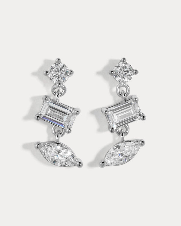 Mavis Trio Studs - Gold