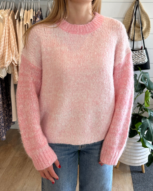 PINCH Color Gradient Pullover in Pink
