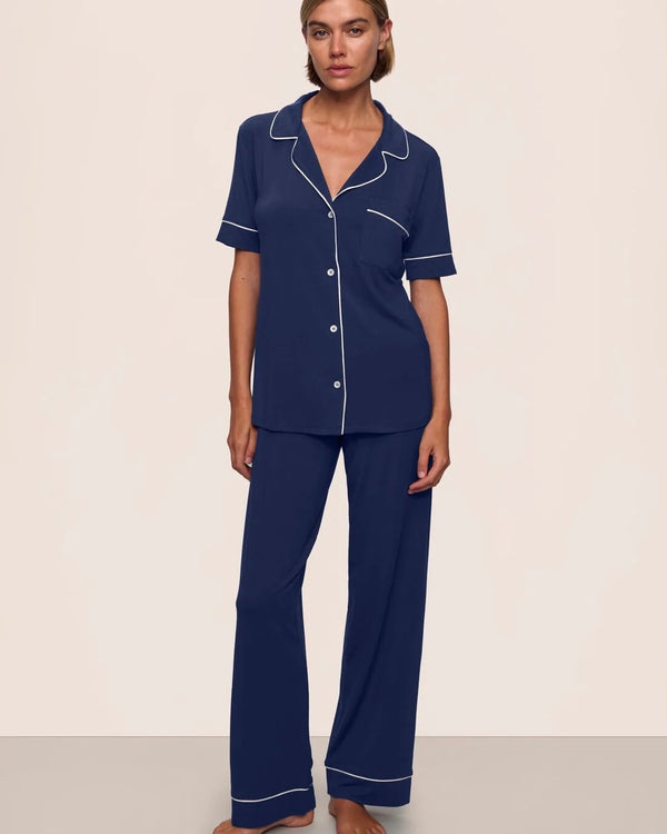Eberjey Gisele Short Sleeve Long PJ Set