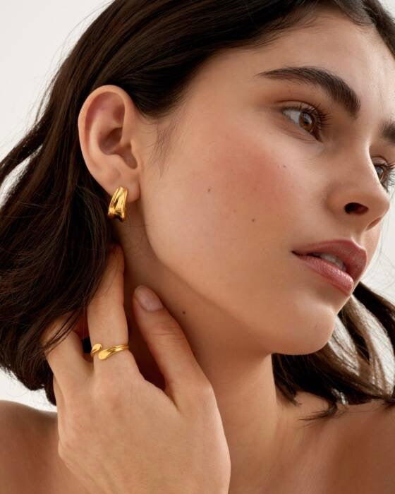 Molten Luxe Wrap Ring Adjustable