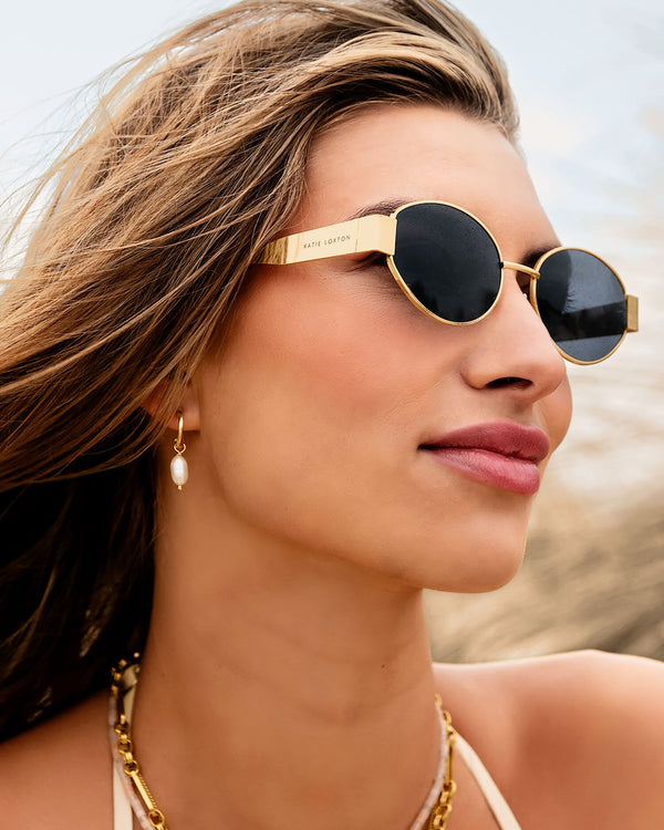 Siena Sunglasses in Matte Gold
