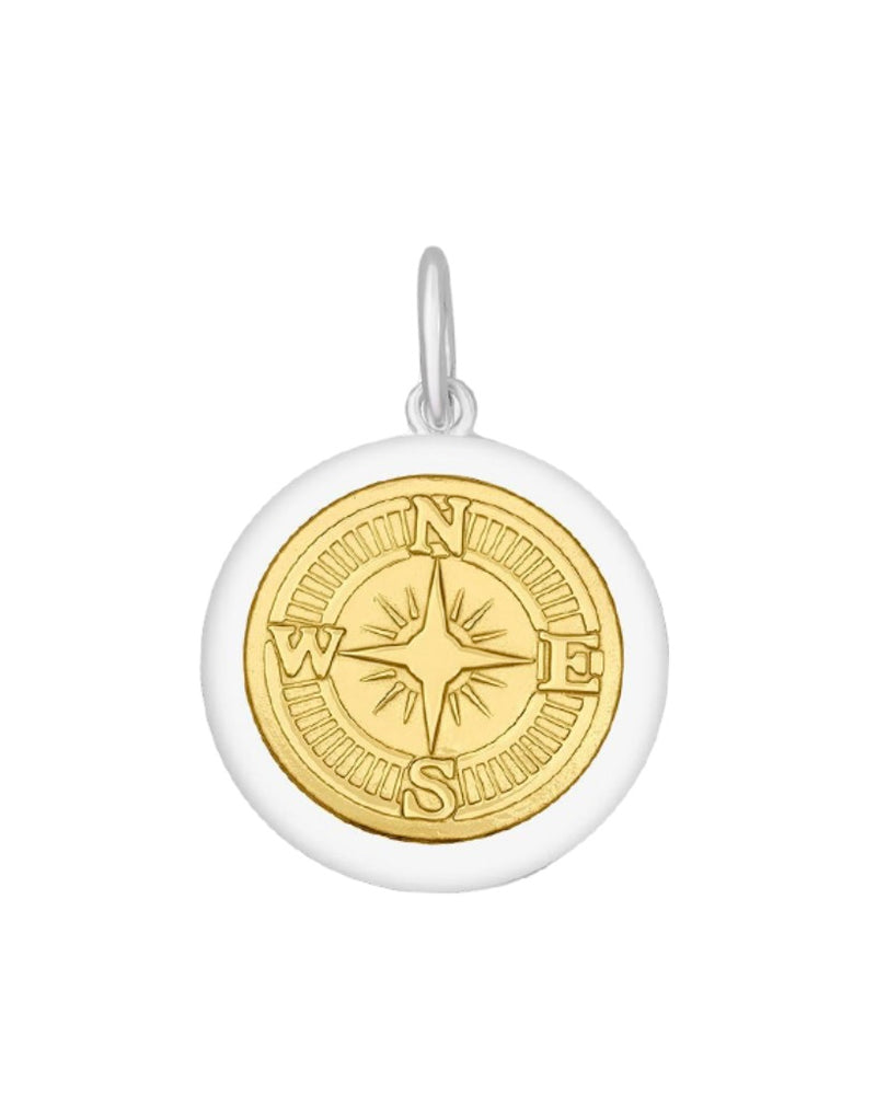 LOLA Compass Rose Gold Center Medium Pendant