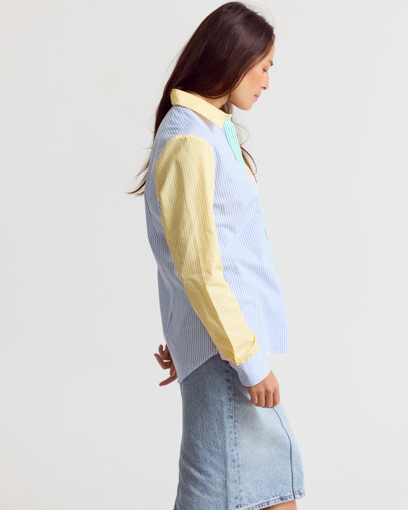 The Party Stripe Boyfriend Shirt