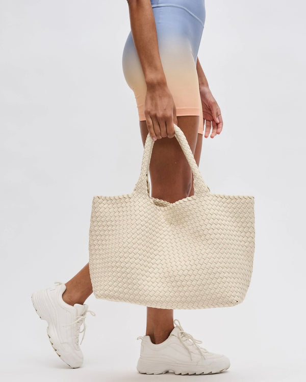 Sol and Selene Sky's The Limit Large Woven Neoprene Tote