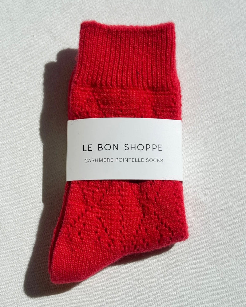 Le Bon Shoppe Cashmere Pointelle Socks