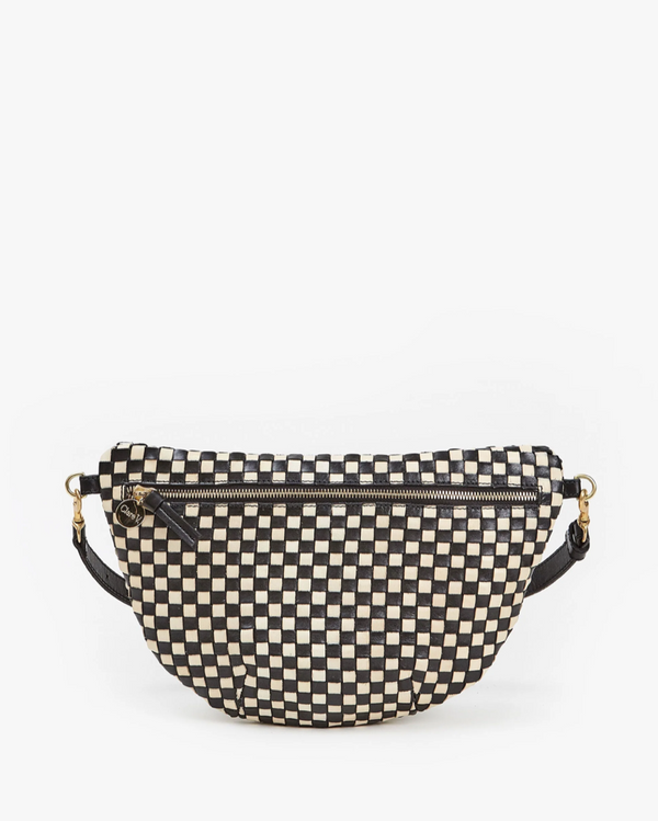 Clare V. Grande Fanny - Black/Cream