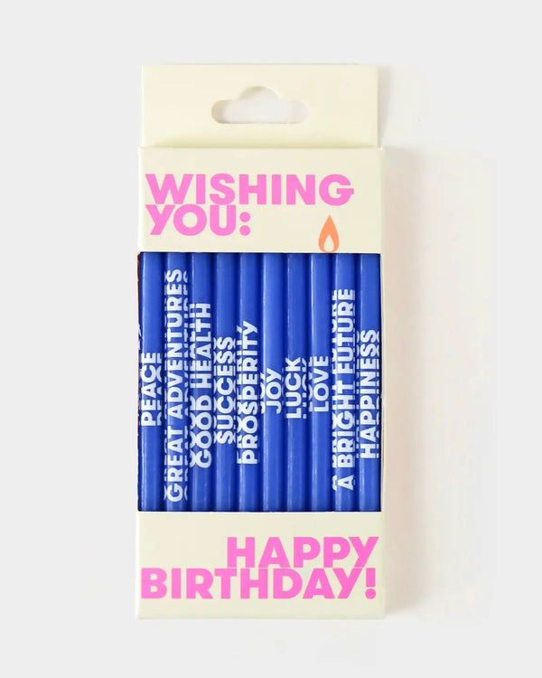 54 Celsius Wishing You: Long 5" Birthday Candles