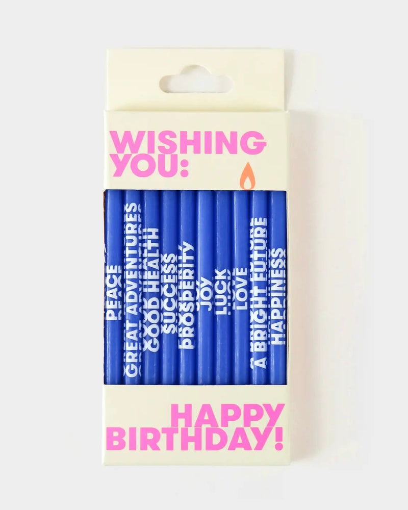 54 Celsius Wishing You: Long 5" Birthday Candles