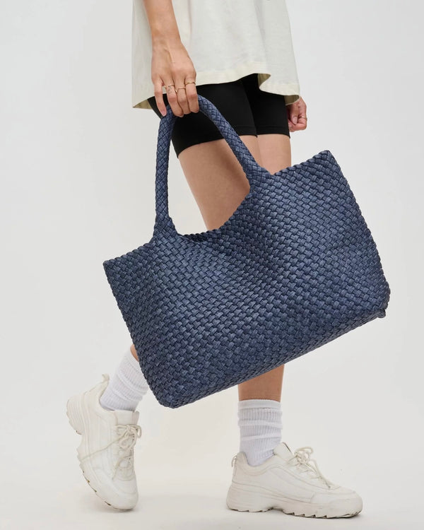 Sol and Selene Sky's The Limit Large Woven Neoprene Tote