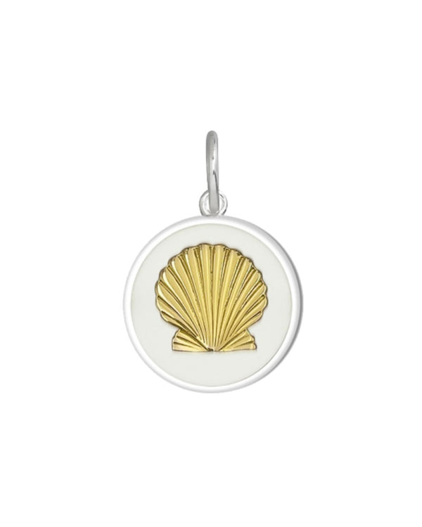 LOLA Shell Gold Alpine White Small Pendant