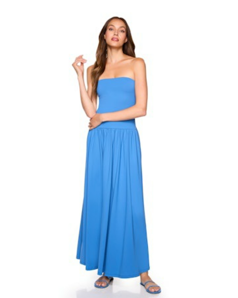 Susana Monaco Low Waist Tube Maxi Dress