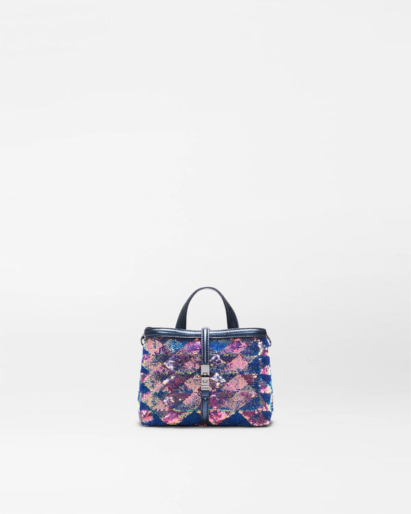MZ Wallace Mini Astor Top Handle - Aurora Sequin