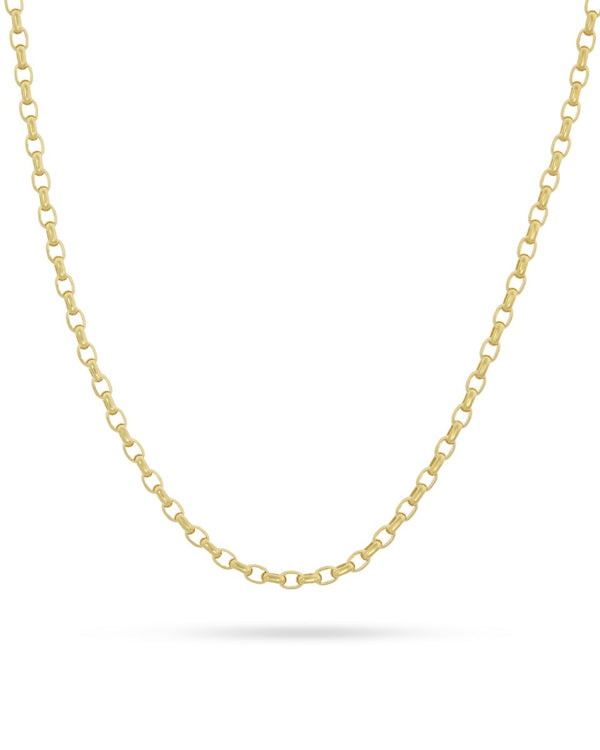LOLA Signature Rolo 3mm Gold Chain 18"
