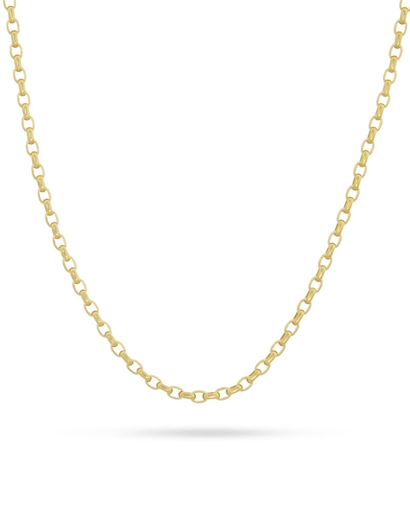 LOLA Signature Rolo 3mm Gold Chain 18"