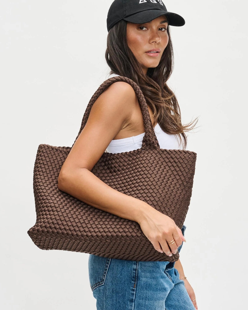 Sol and Selene Sky's The Limit Large Woven Neoprene Tote