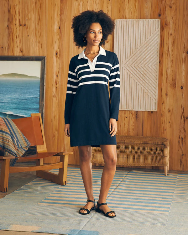 Faherty Rugby Jersey Dress