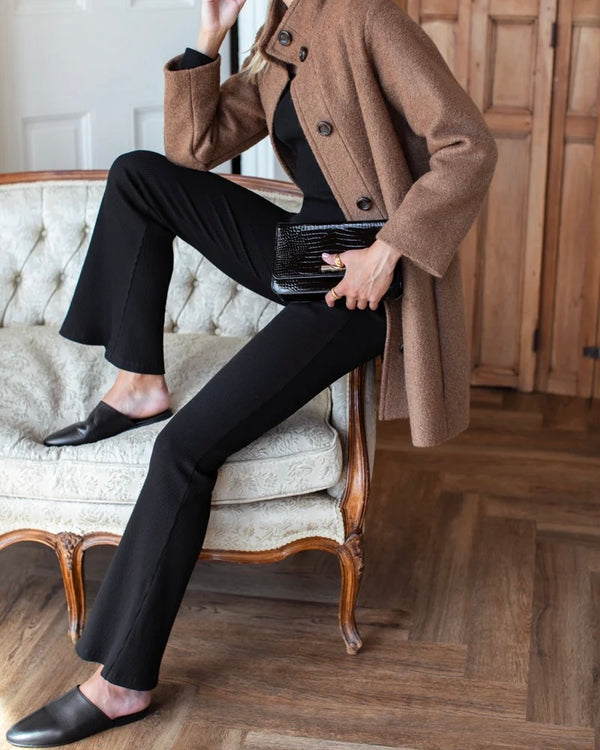 Emerson Fry Amy Layering Pant in Onyx Rib