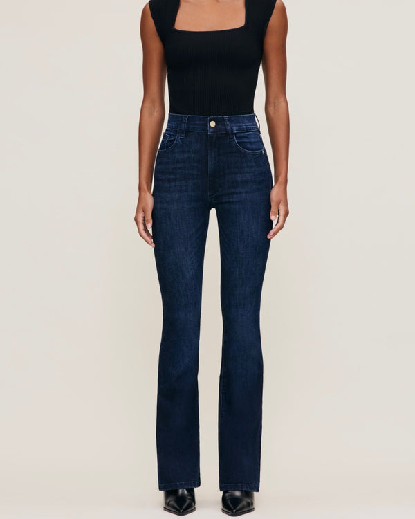 DL1961 Bridget Boot High Rise Instasculpt 33" in Mediterranean