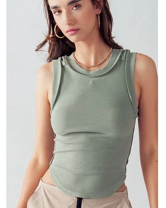 Sydney Casual Ribbed Tank Top