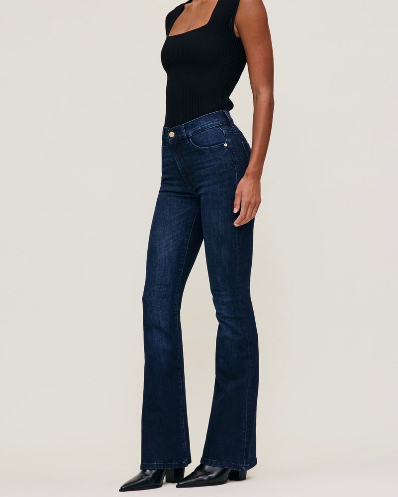 DL1961 Bridget Boot High Rise Instasculpt 33" in Mediterranean