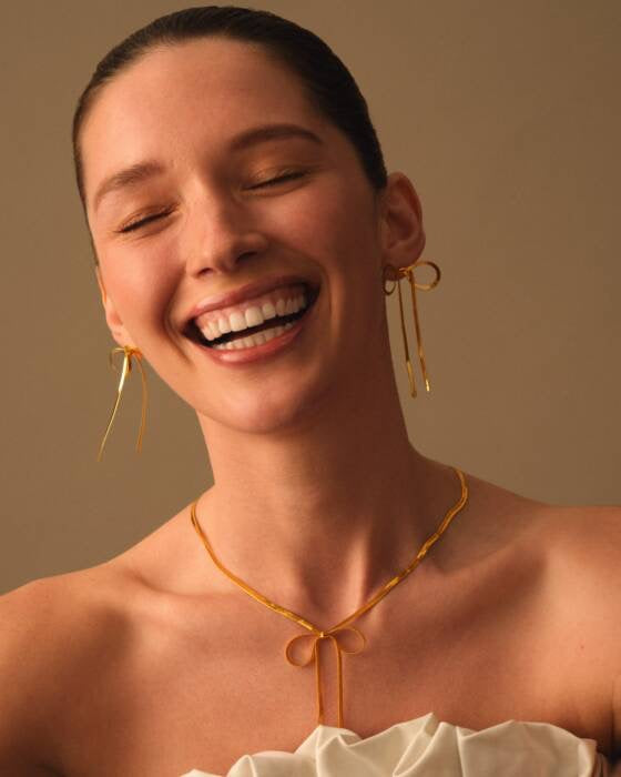 Amelie Bow Necklace