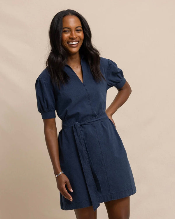 Southern Tide Calan Washed Seersucker Dress