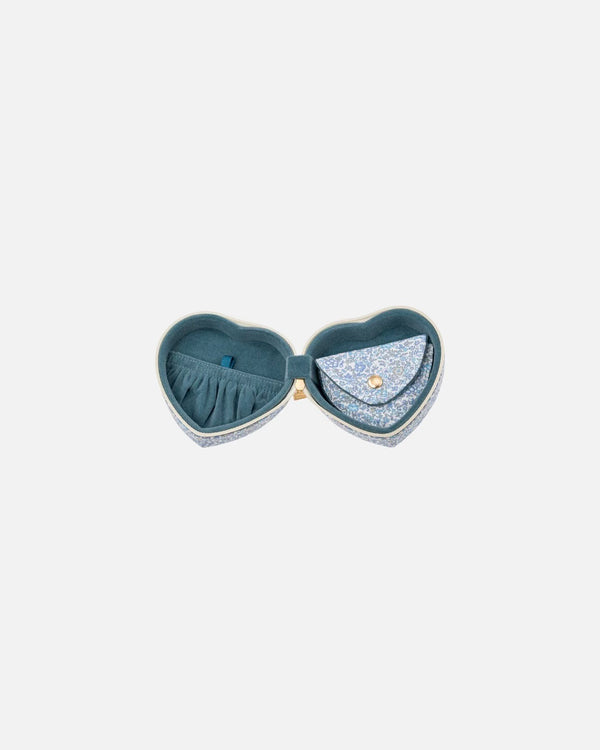 Bon Dep Liberty Heart Jewelry Box - Light Blue