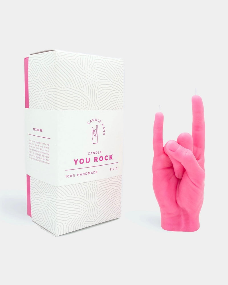 54 Celsius CandleHand Gesture Candle "You Rock"