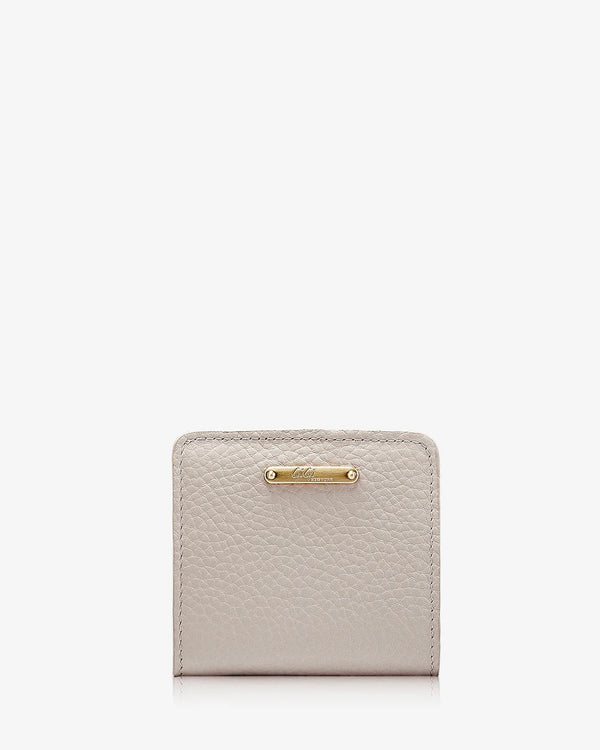 Gigi Pebble Leather Mini Folding Wallet