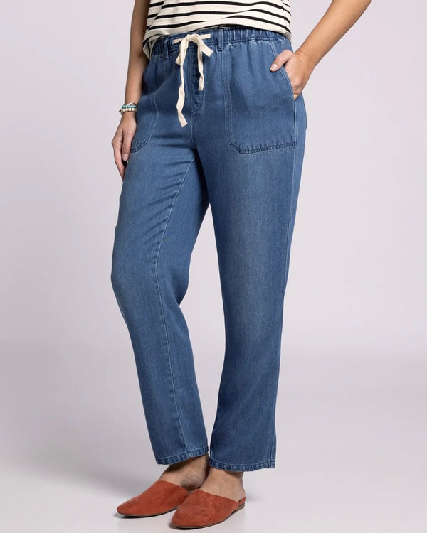 Drawstring Denim