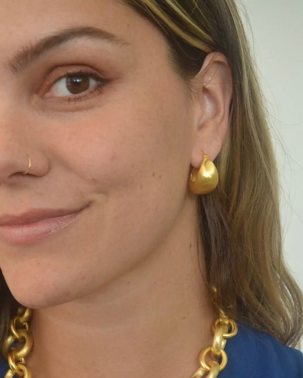 Betty Carre Magda Gold Plated Earrings